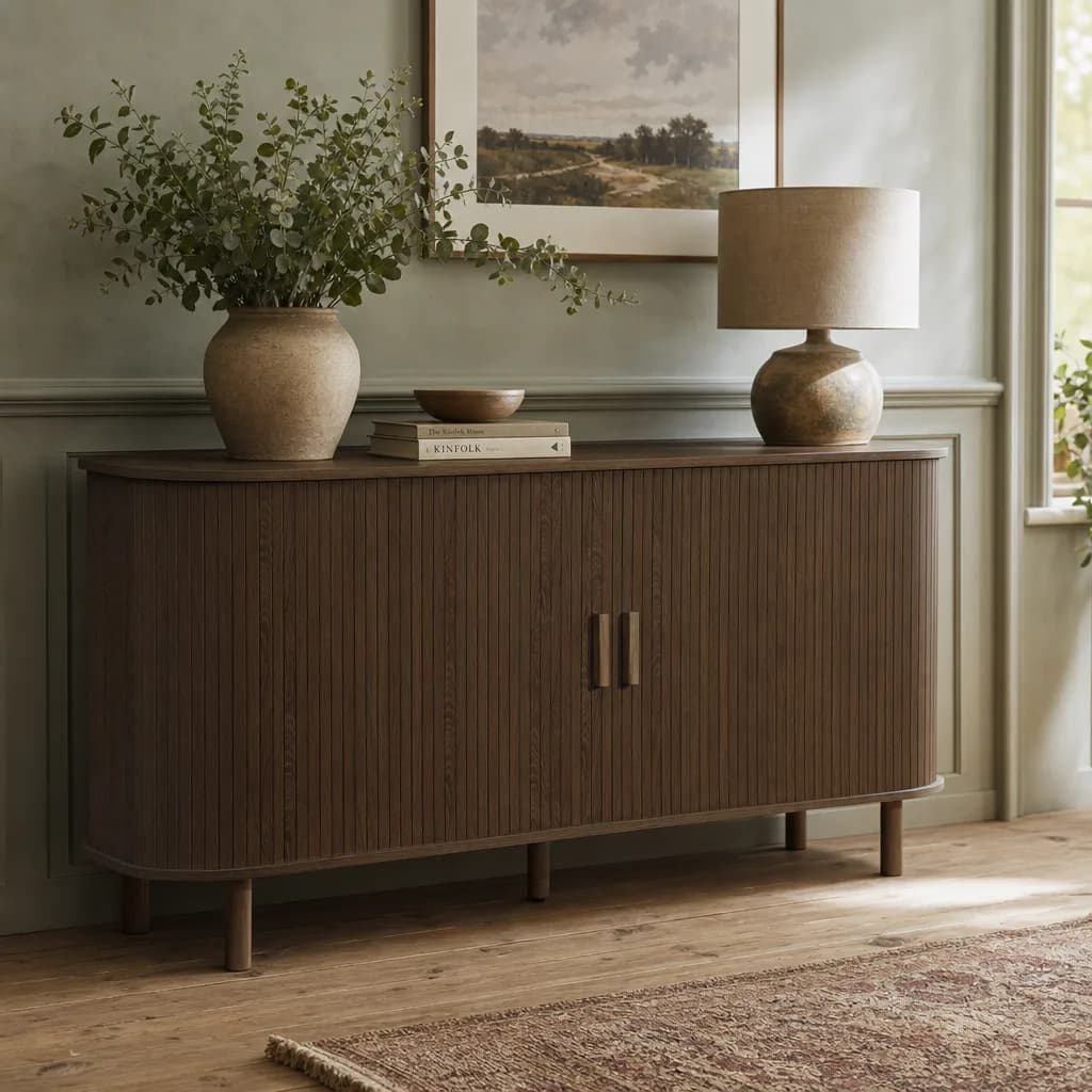 Axel 2 Door Fluted Sideboard