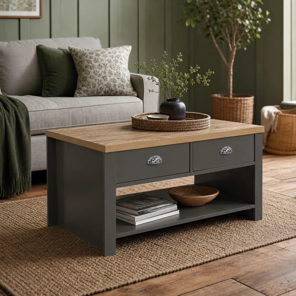 Highgate 2 Drawer Coffee Table
