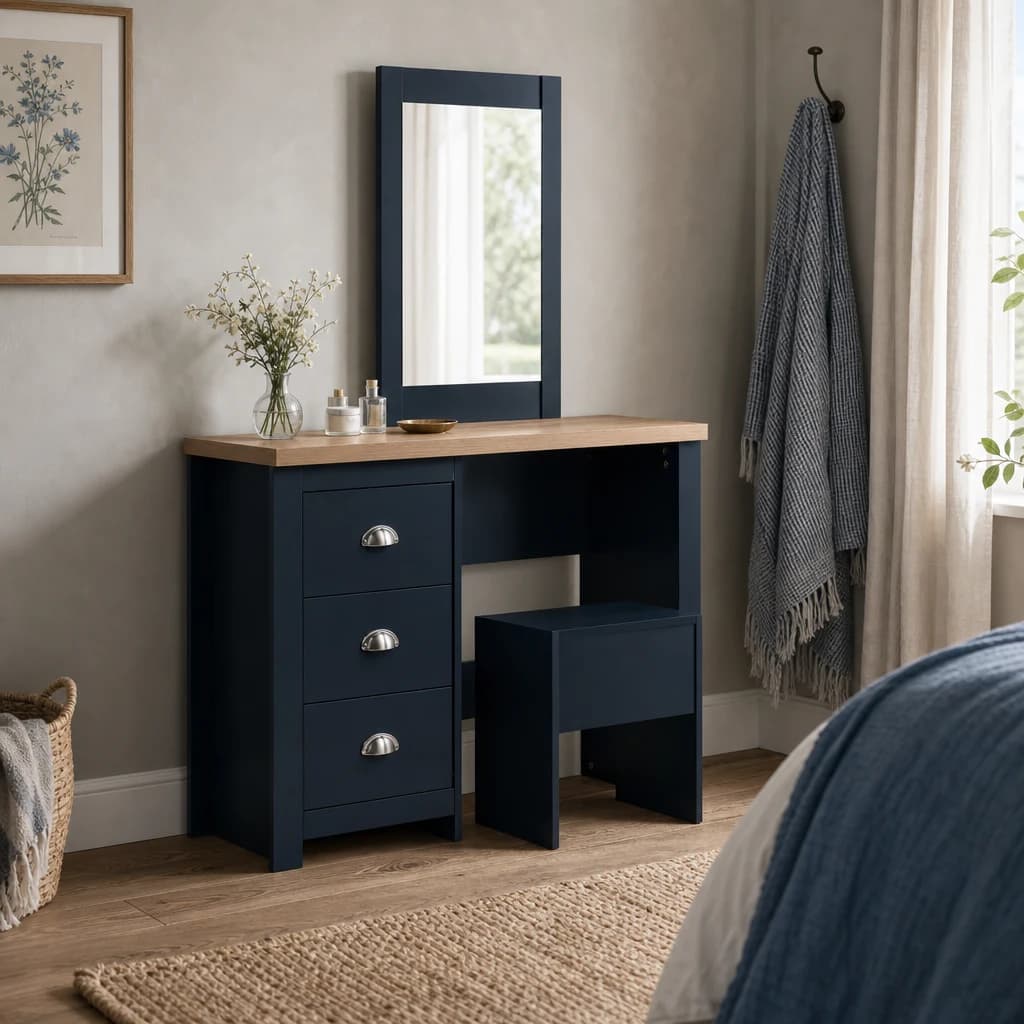 Highgate Dressing Table With Stool