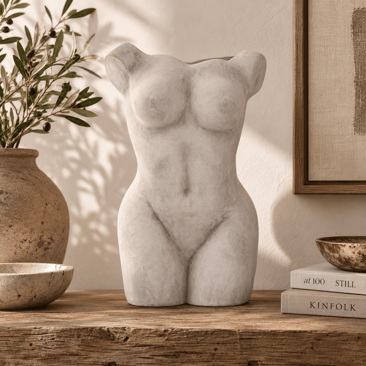 Female Figure Vase