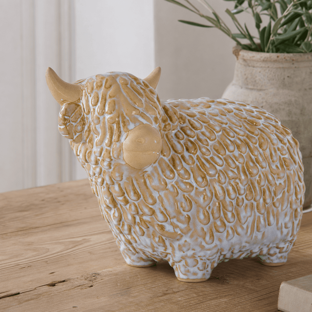 Large Alora Ceramic Highland Cow