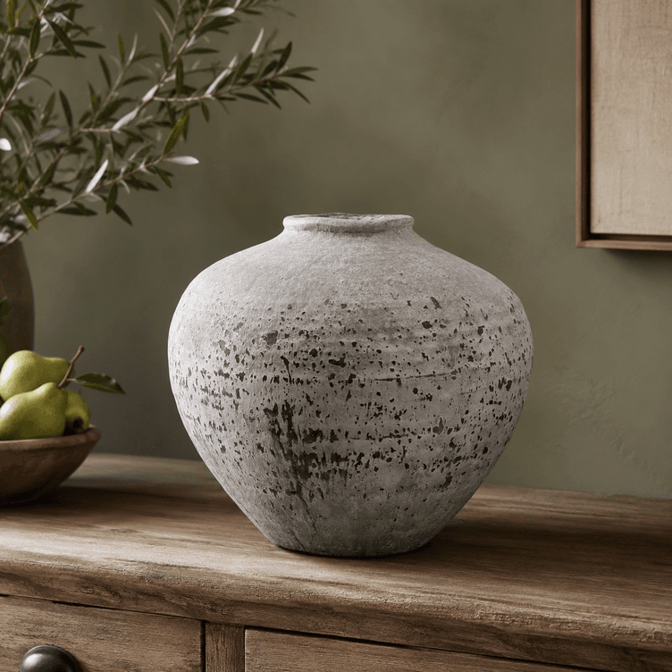 Regola Large Stone Ceramic Vase