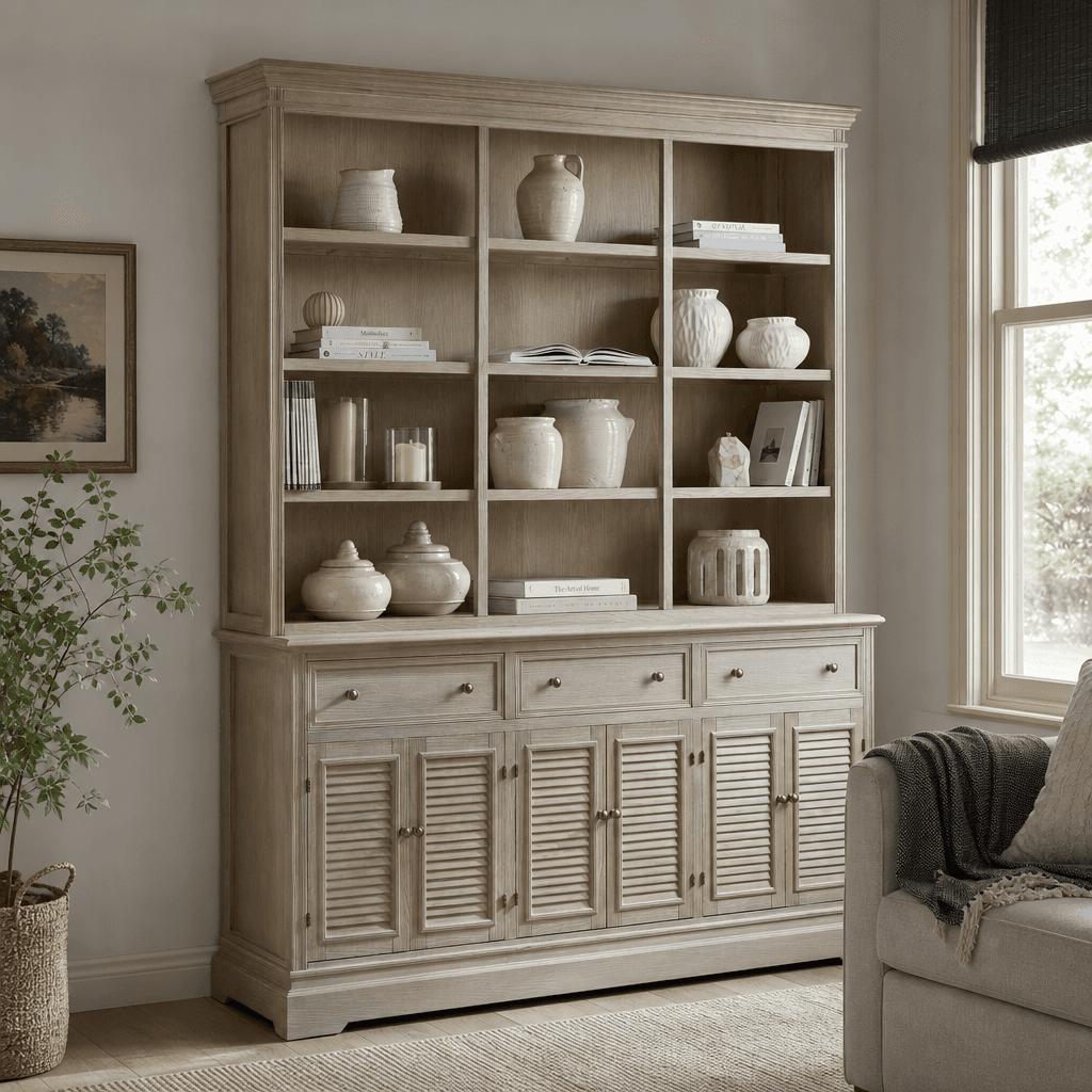 Delphine Collection 3 Shelf Large Dresser Top