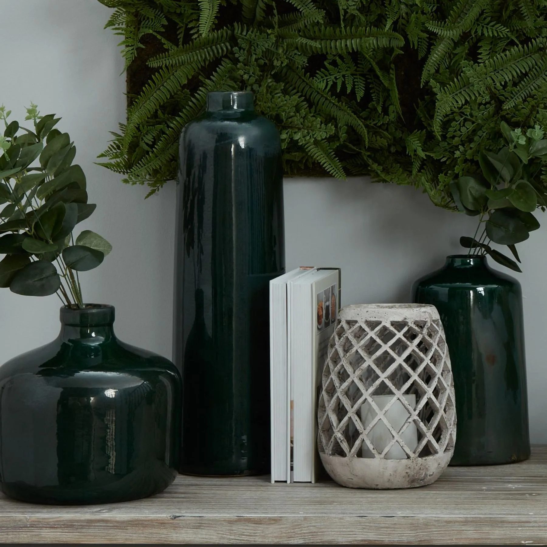 Large Conical Ceramic Lattice Hurricane Lantern - Lanterns, photo 4 of 4
