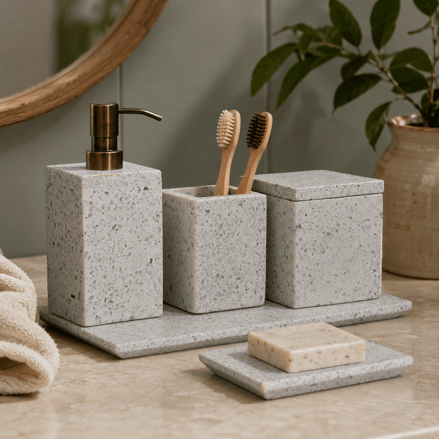 Trazzo 5-piece Bathroom Set