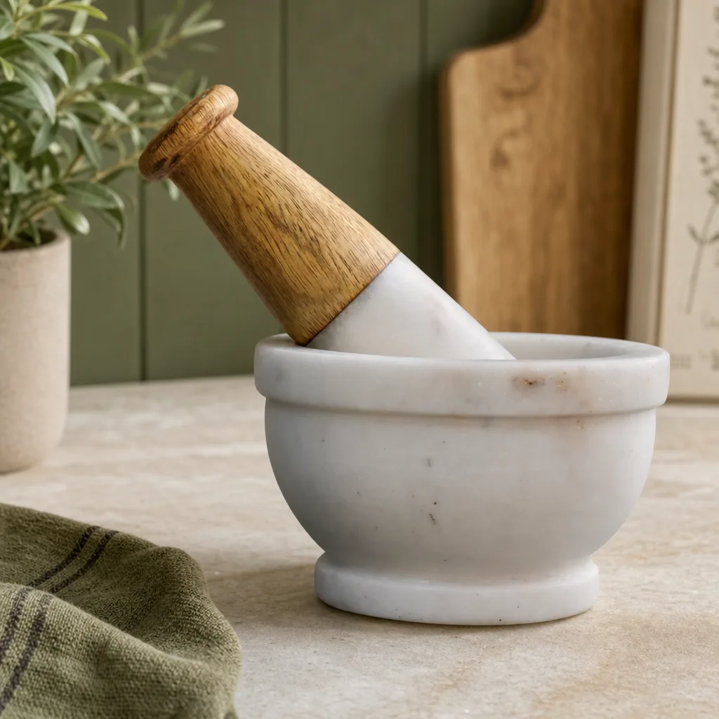 Large Marble Pestle & Mortar