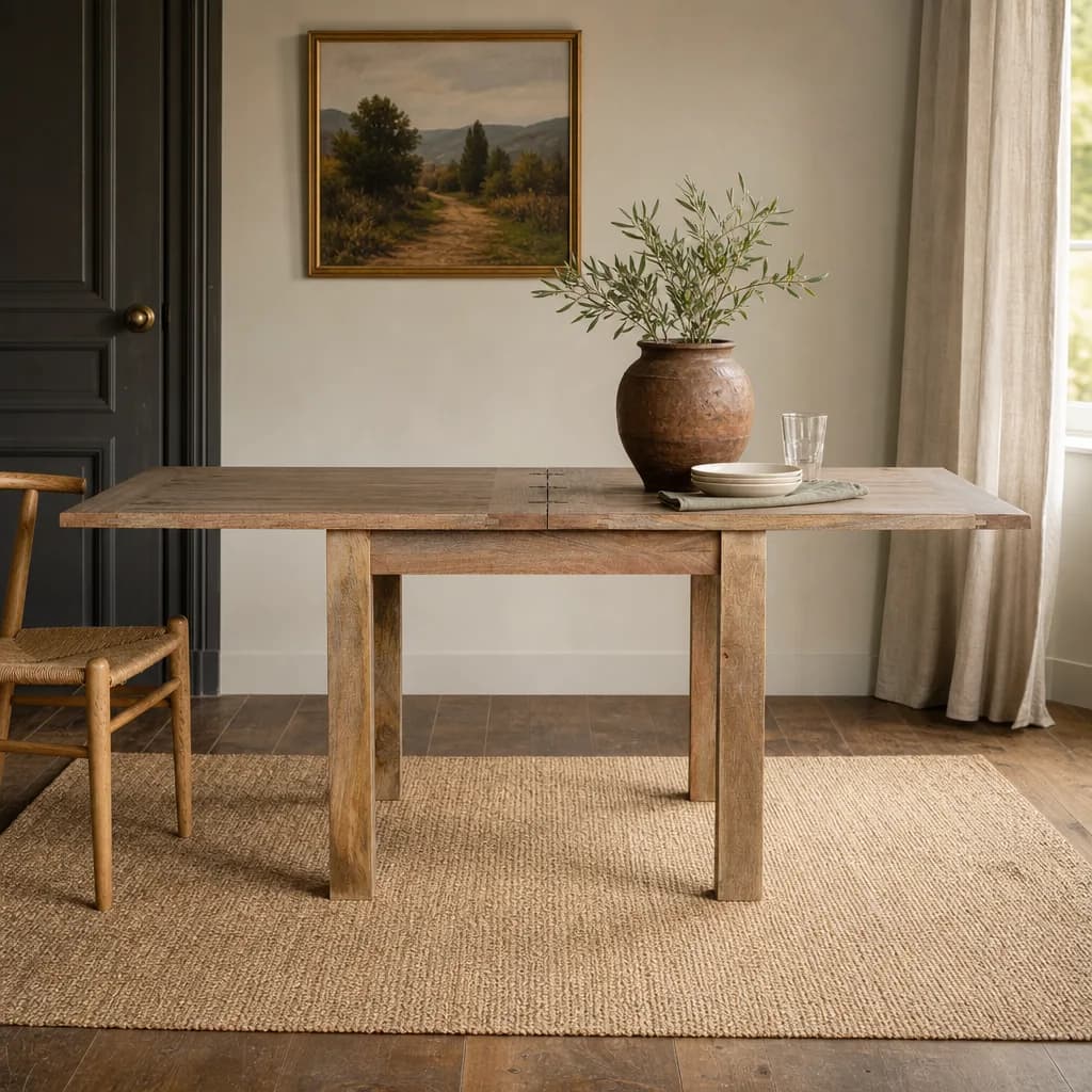 Extendable Butterfly Dining Table