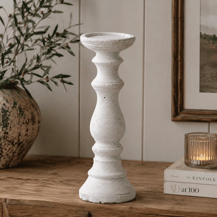 Medium Stone Candle Holder
