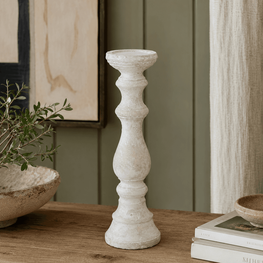 Large Stone Candle holder