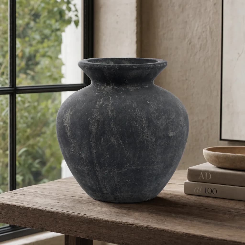 Amalfi Grey Vase - Vases, photo 1 of 6