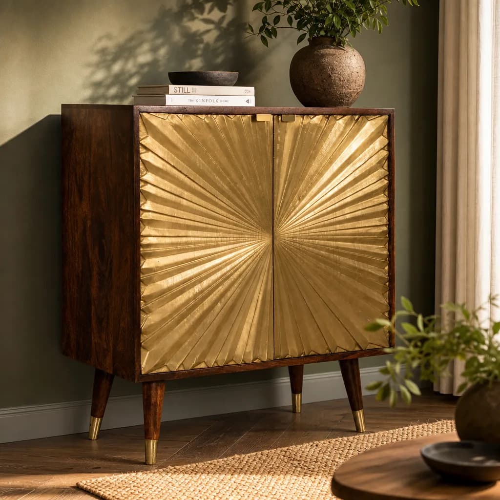 Manila Gold Cabinet