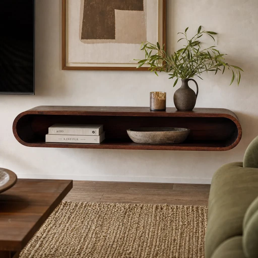 Arc Shadow Wall-Mounted Media Console