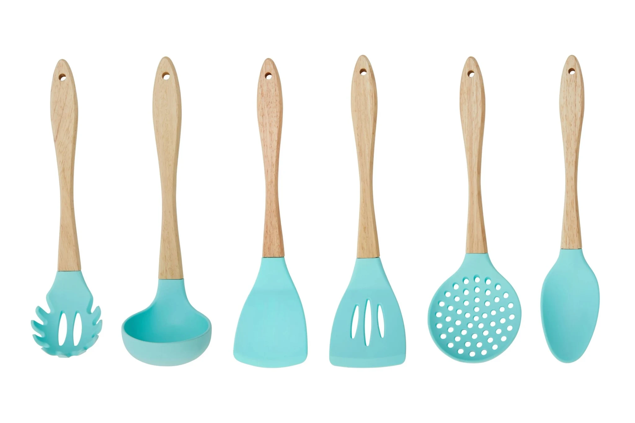 Zing 7 Piece Utensil Set in Pastel Green - Accessories, photo 2 of 4