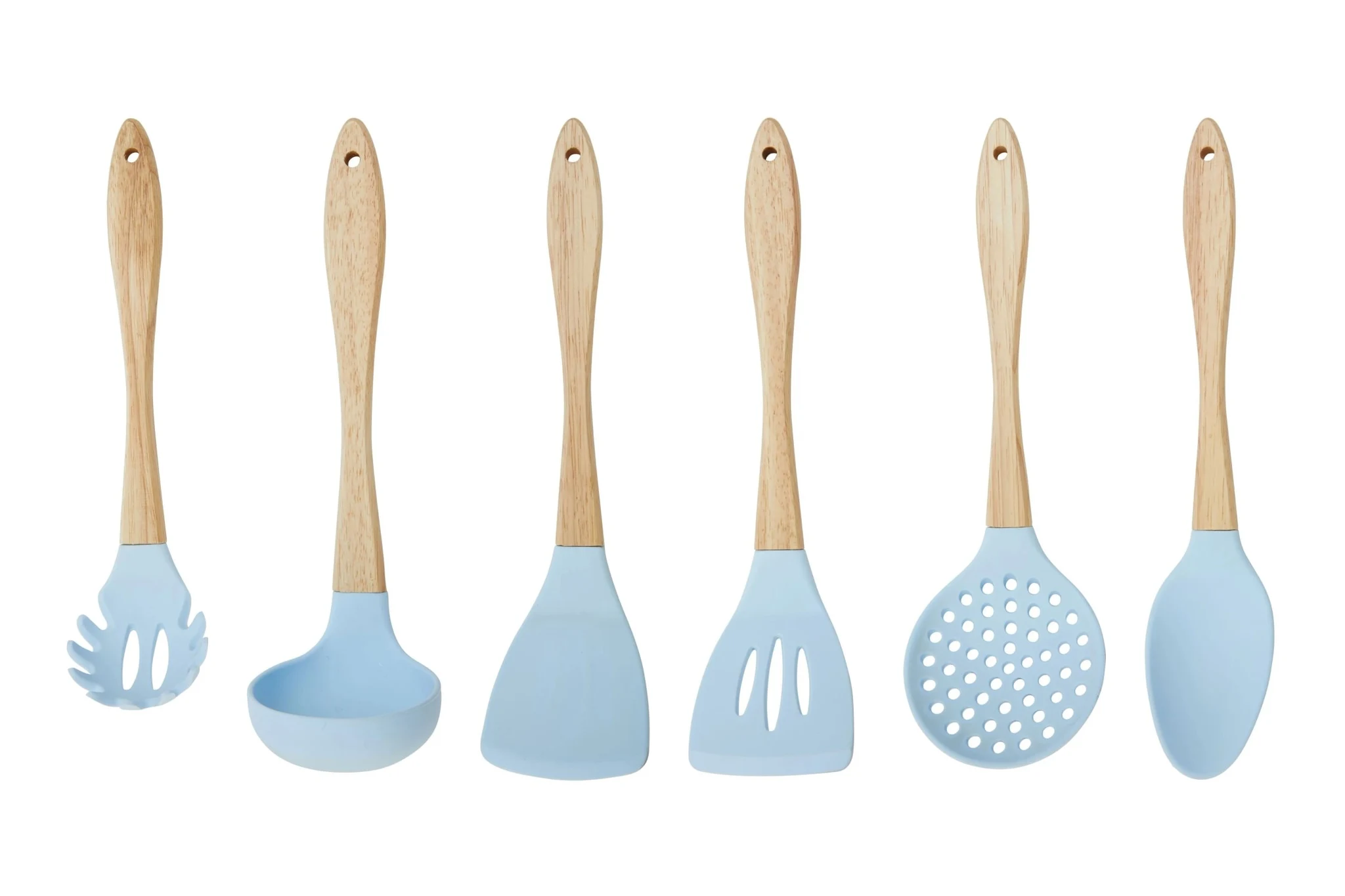 Zing 7 Piece Utensil Set in Pastel Blue - Accessories, photo 2 of 4