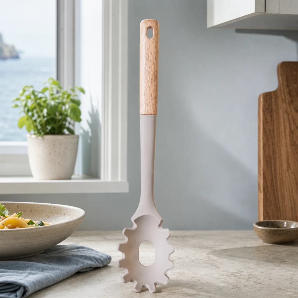 Nova Stone Grey Silicone Head Spaghetti Spoon - Accessories, photo 1 of 2