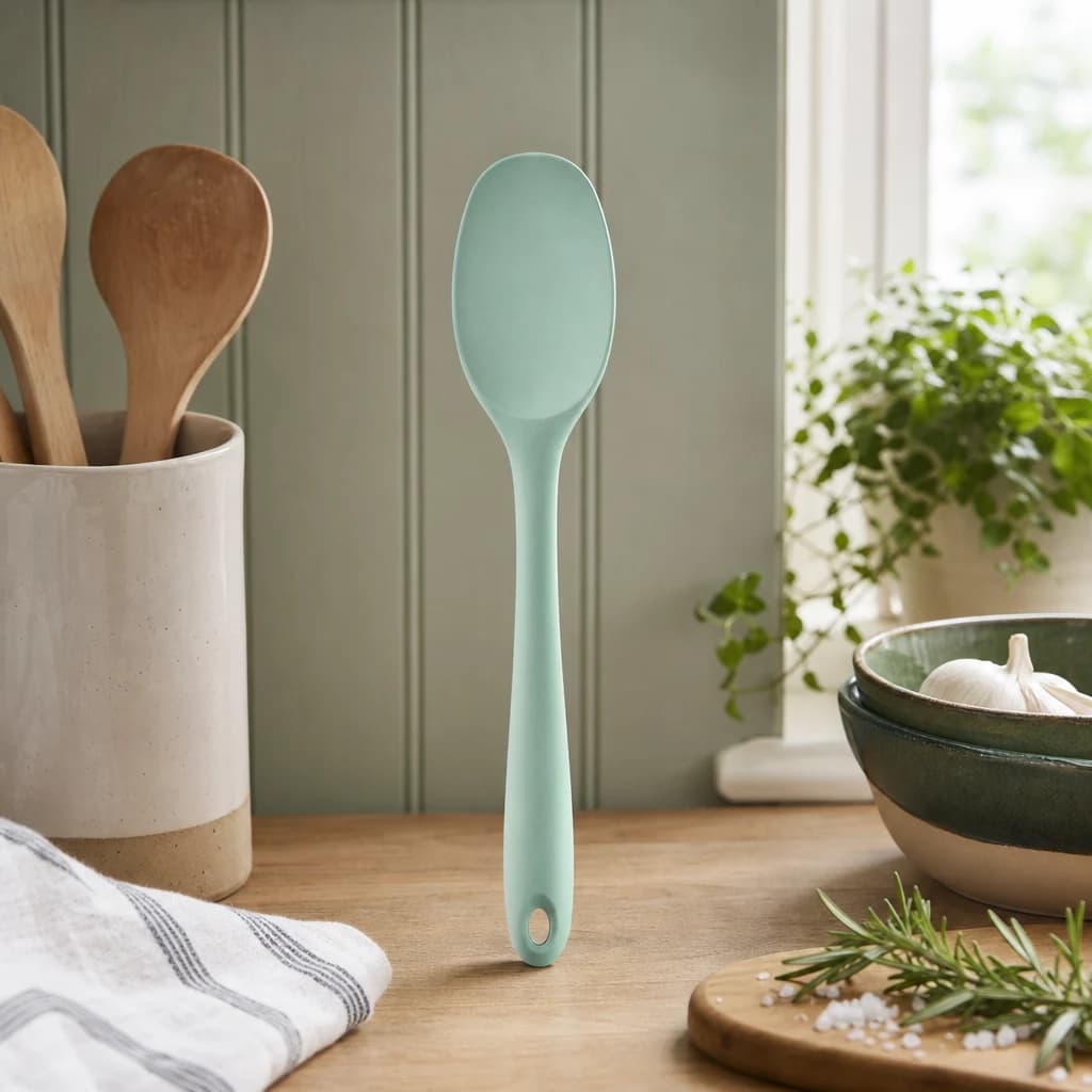 Nova Sage Green Silicone Spoon - Accessories, photo 1 of 4