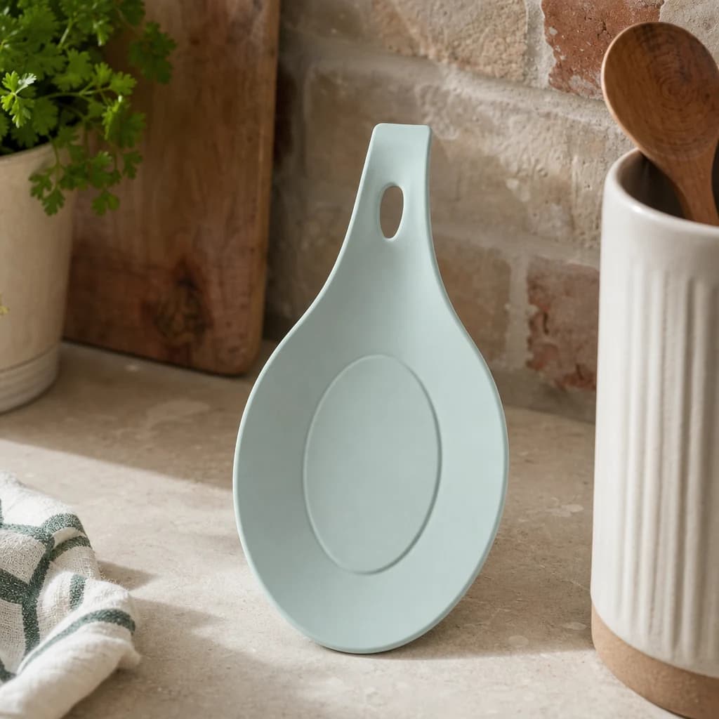 Nova Sage Green Silicone Spoon Rest - Accessories, photo 1 of 2