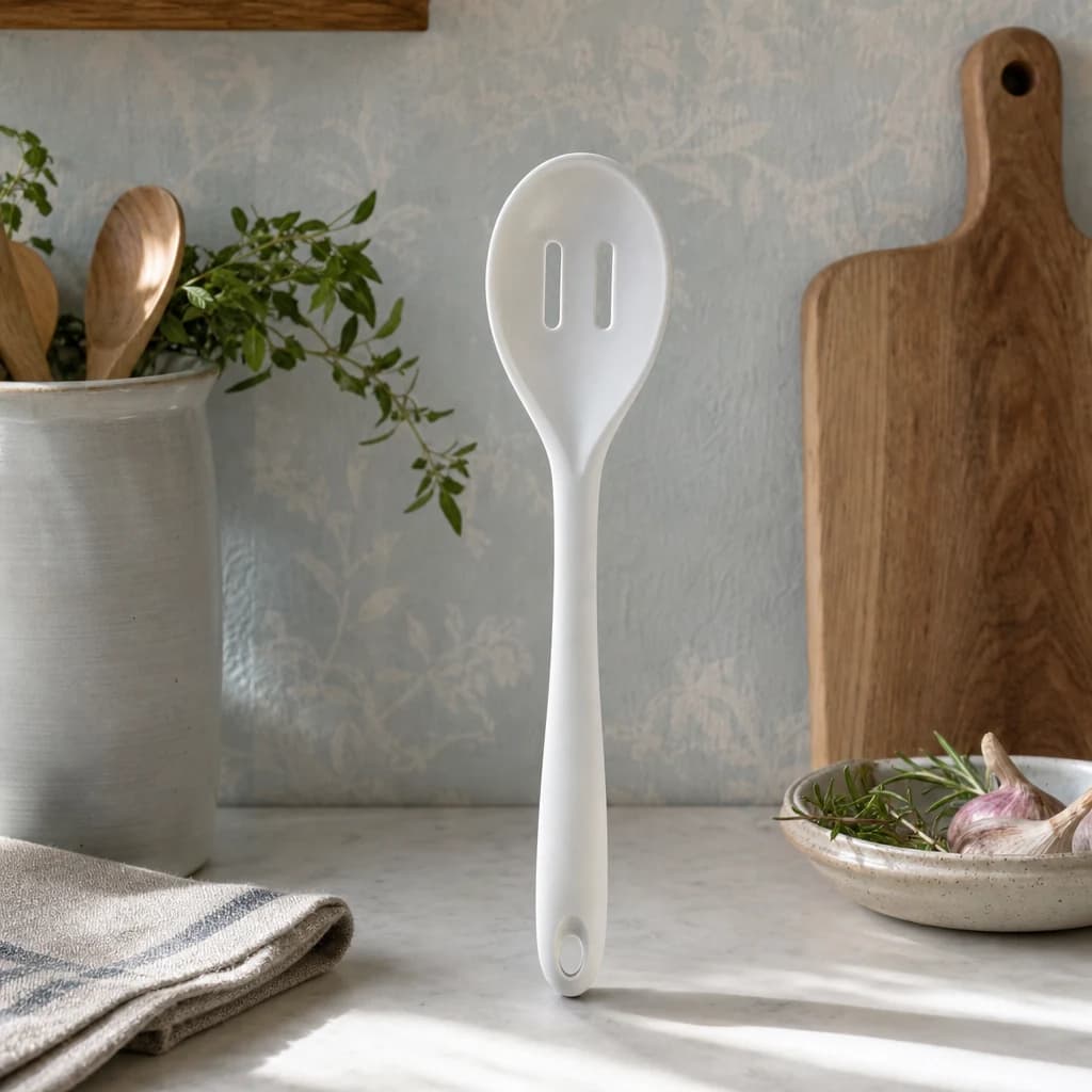Nova Natural Stone Silicone Slotted Spoon - Accessories, photo 1 of 4
