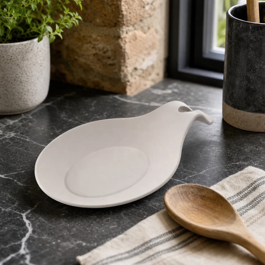 Nova Natural Stone Silicone Spoon Rest - Accessories, photo 1 of 2