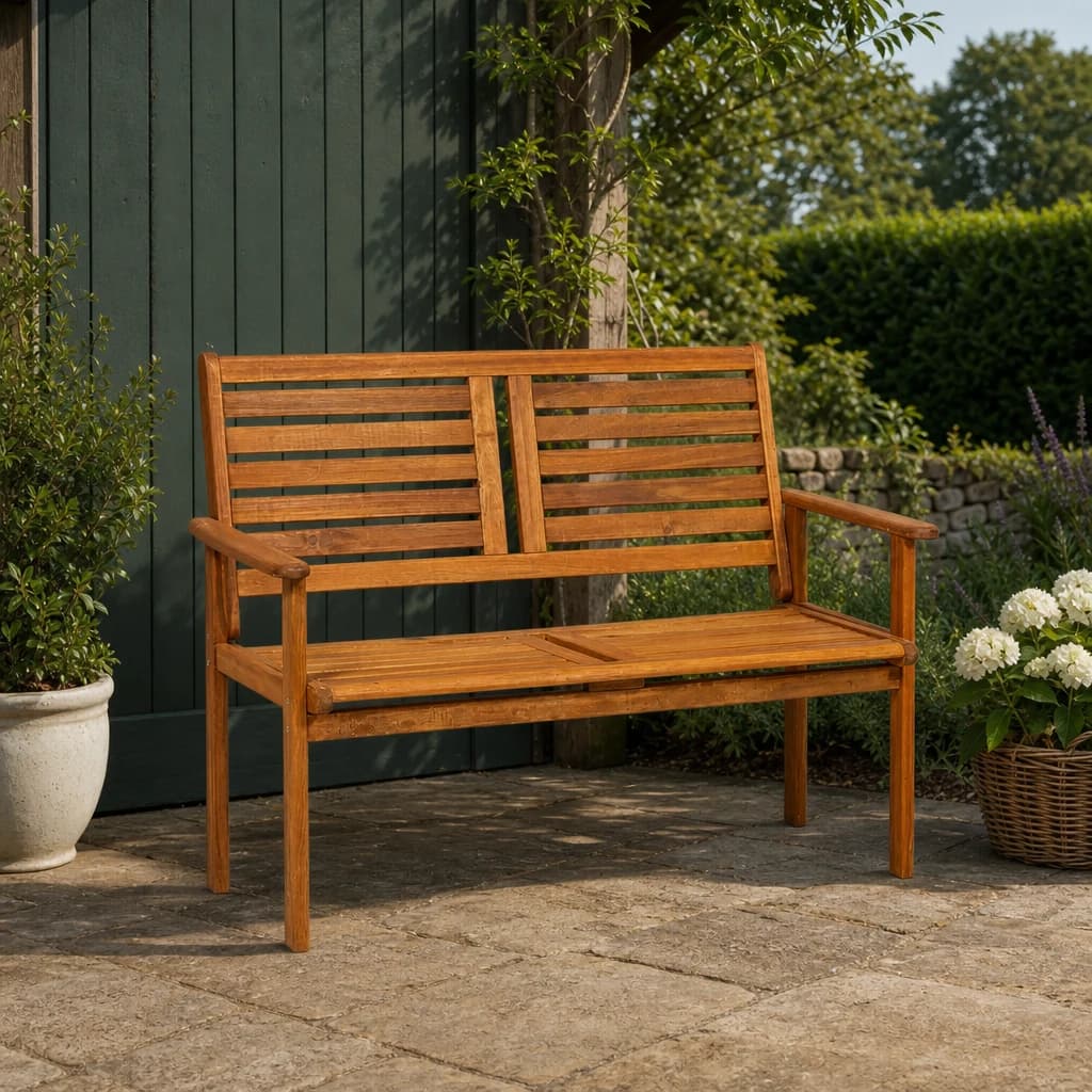 Napoli 2 Seater Garden Furniture Bench - Outdoor, photo 1 of 4