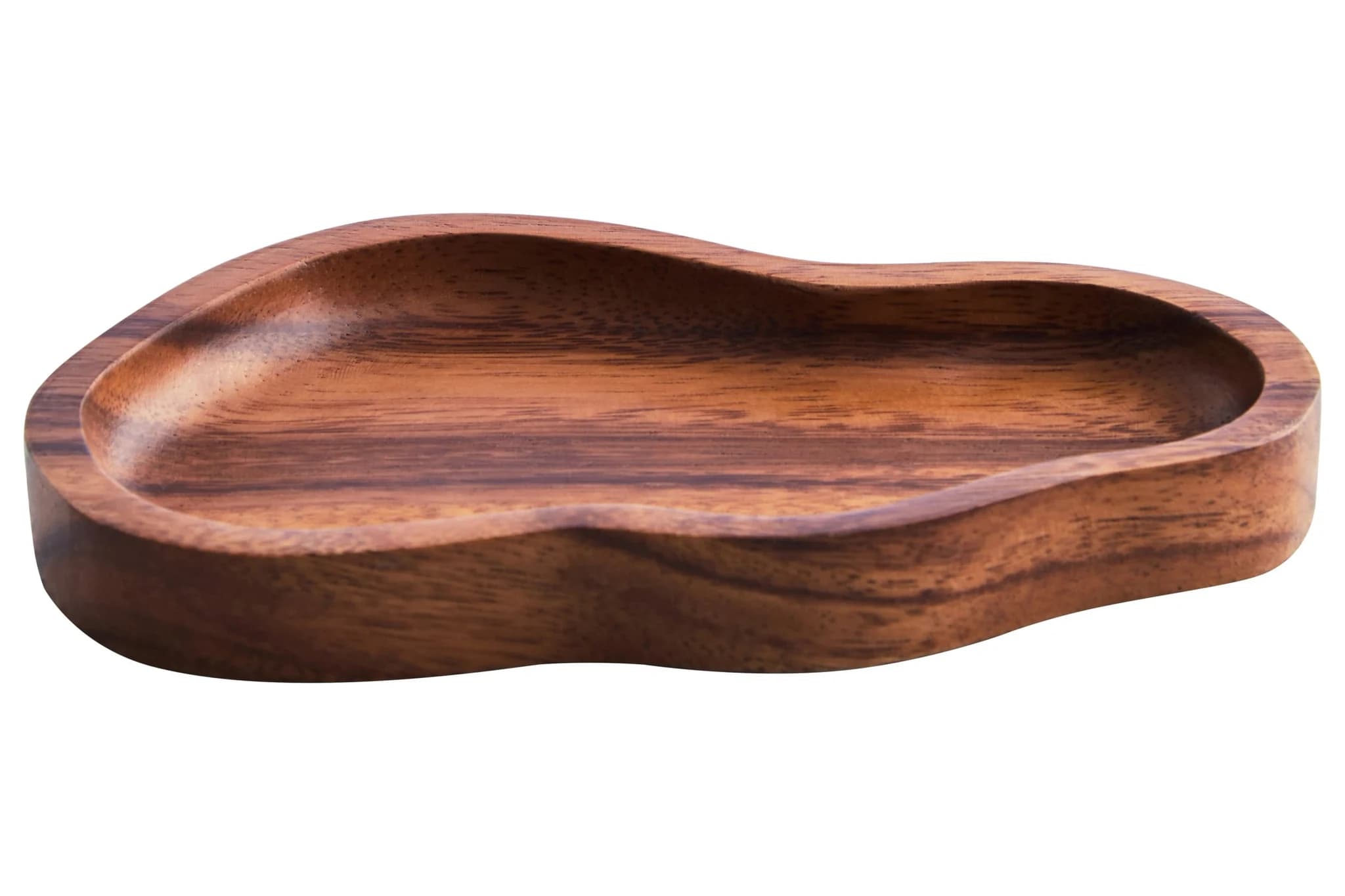 Kora Acacia Wood Small Organic Shape Serving Plate and Tray - Tables, photo 4 of 8