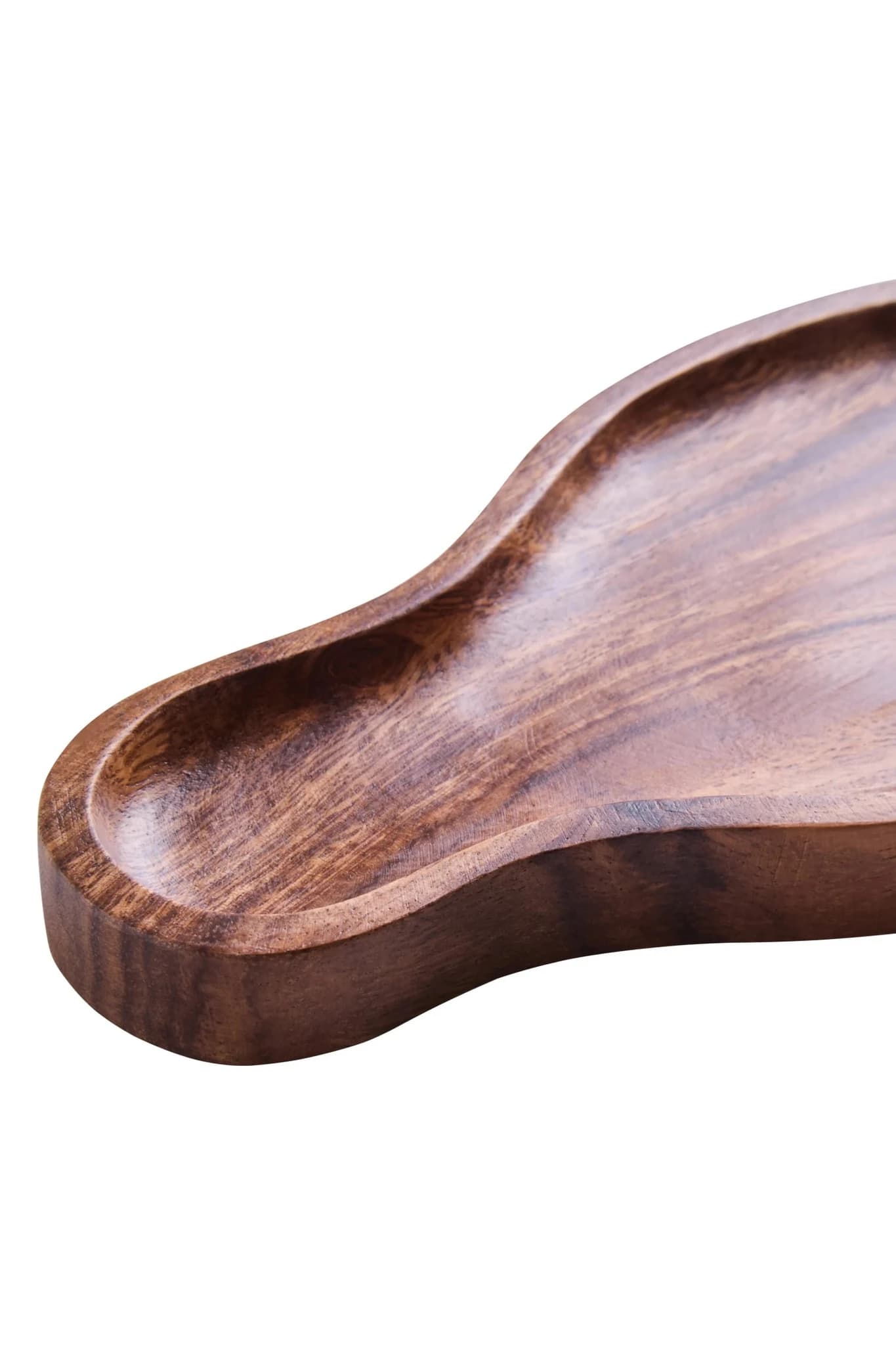 Kora Acacia Wood Large Organic Shape Serving Plate and Tray - Tables, photo 6 of 8