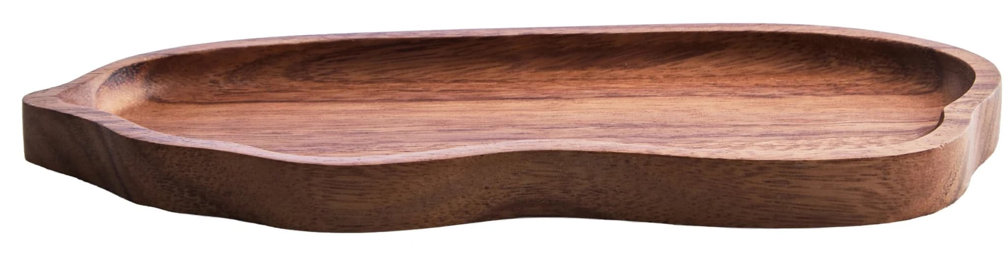 Kora Acacia Wood Medium Organic Shape Serving Plate and Tray - Tables, photo 5 of 8
