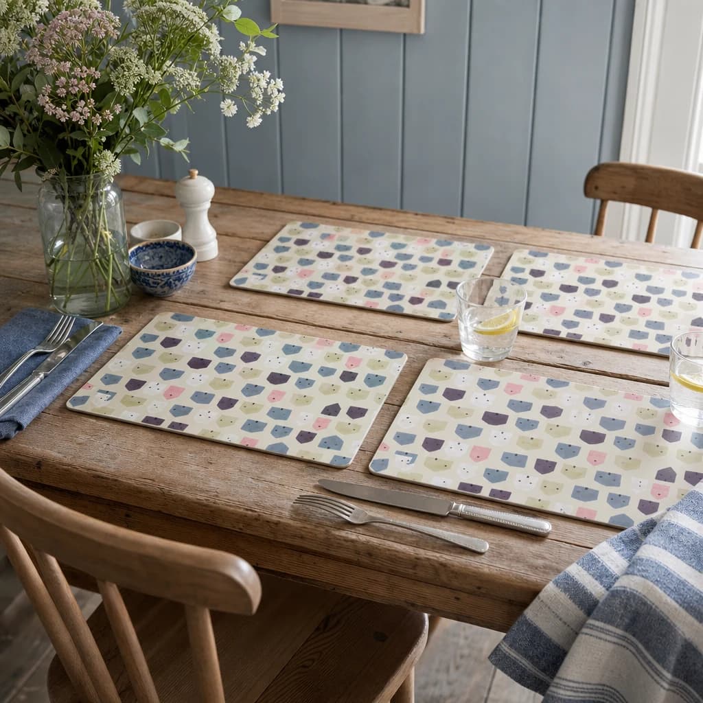 Calcot 4 Piece Wild Cottage Placemats - Tables, photo 1 of 4