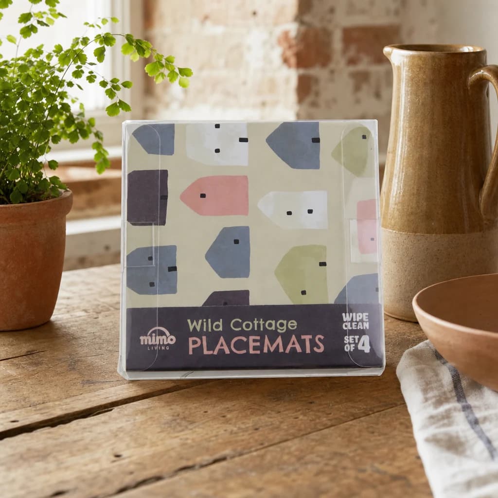 Calcot 4 Piece Square Wild Cottage Coasters - Tables, photo 1 of 5