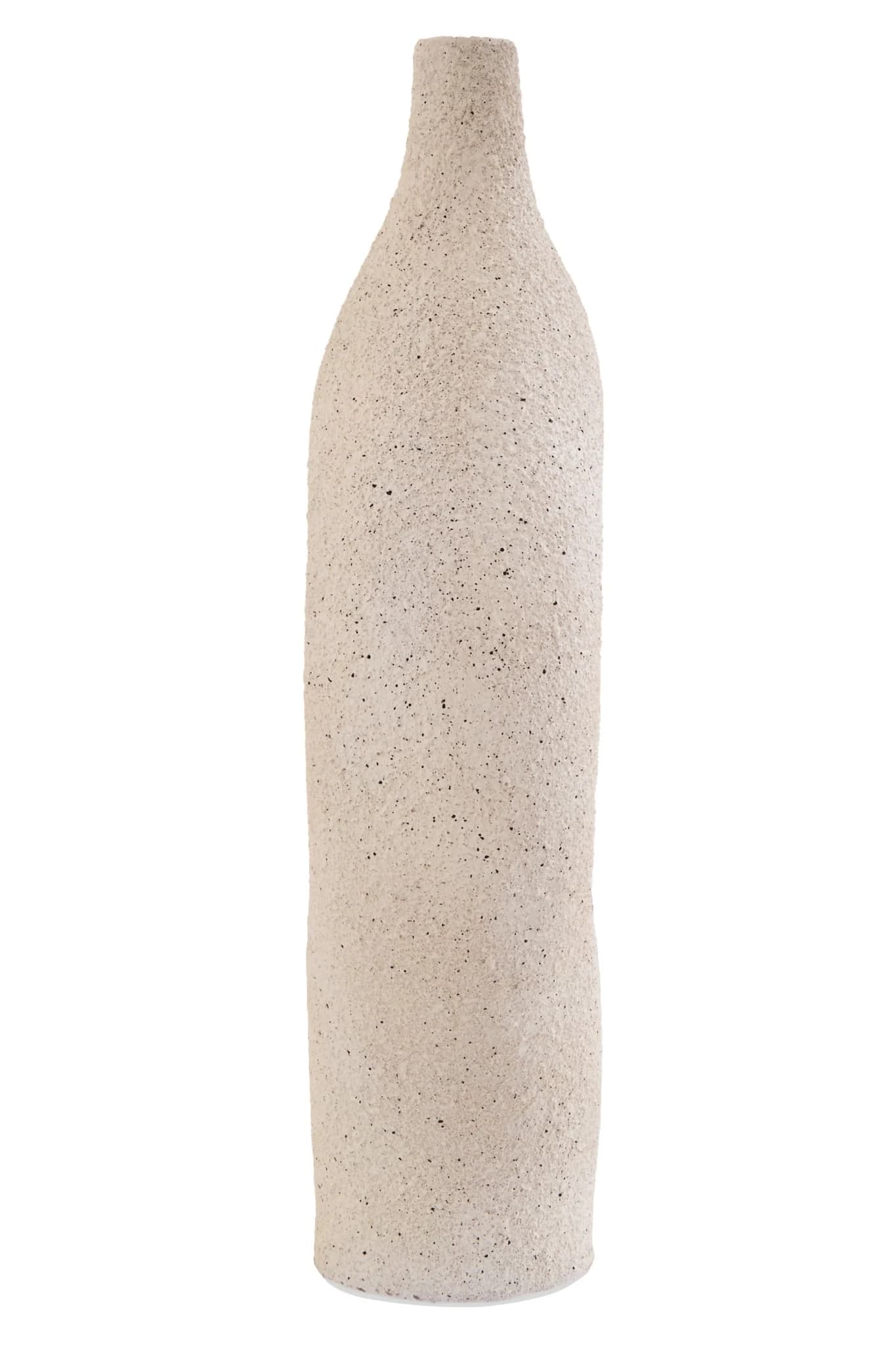 Broc Cream Textured Sculptural Vase - Vases, photo 8 of 8