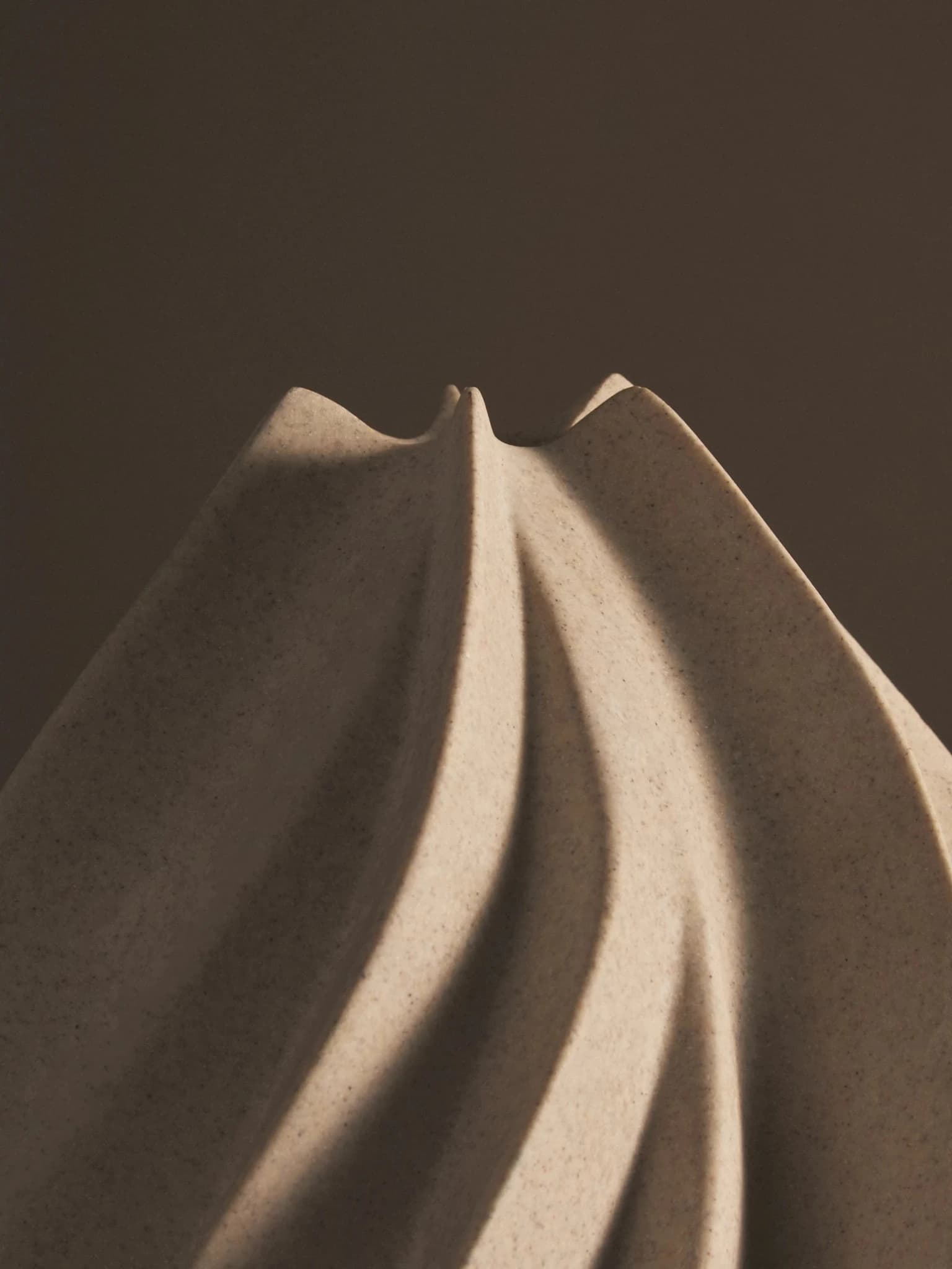 Broc Sandstone Effect Large Organic Vase - Vases, photo 3 of 8