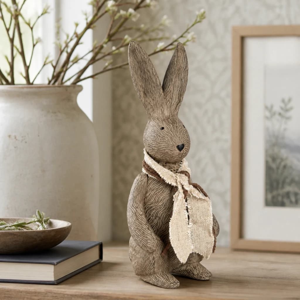 Winter Bunny Rabbit - Small - Decorative, photo 1 of 6