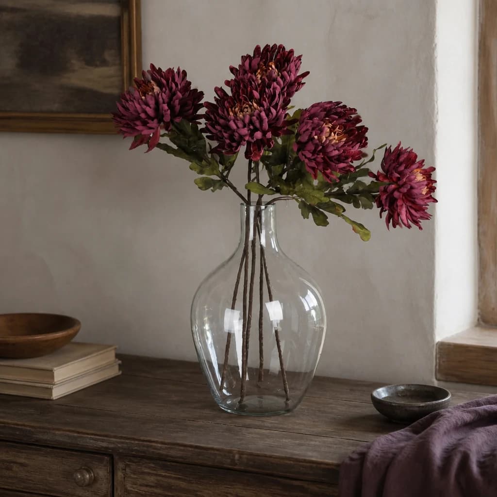 Autumn Spider Chrysanthemum — Pack of 5 - Artificial plants & flowers, photo 1 of 5