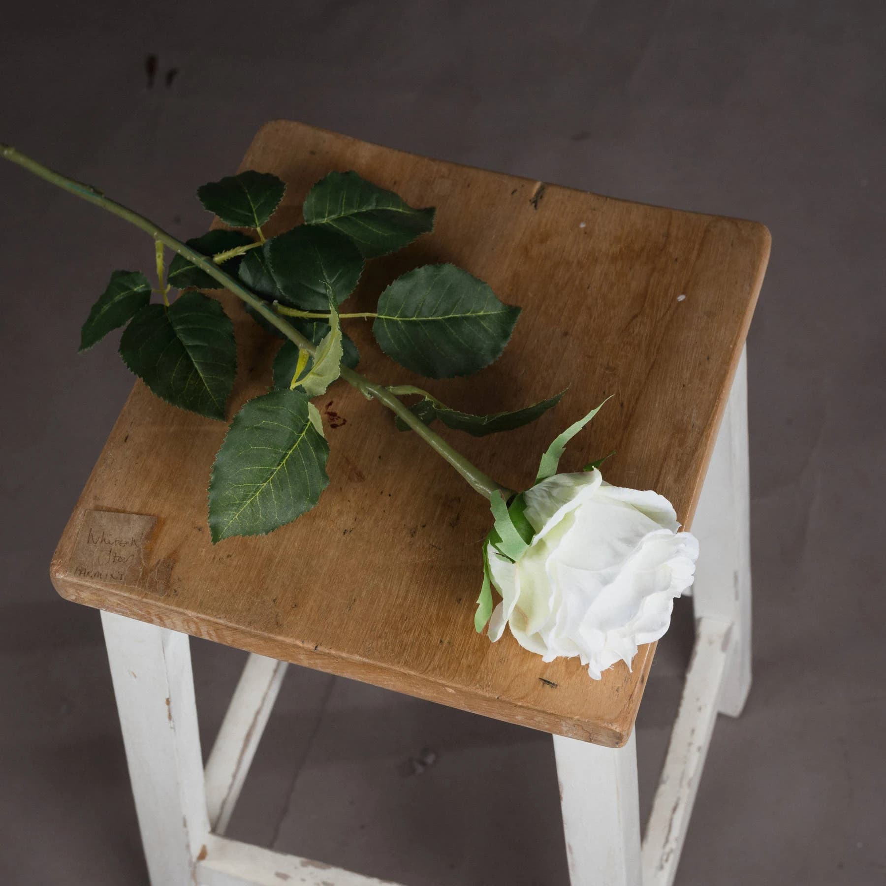 Traditional White Rose — Pack of 5 - Artificial plants & flowers, photo 2 of 5