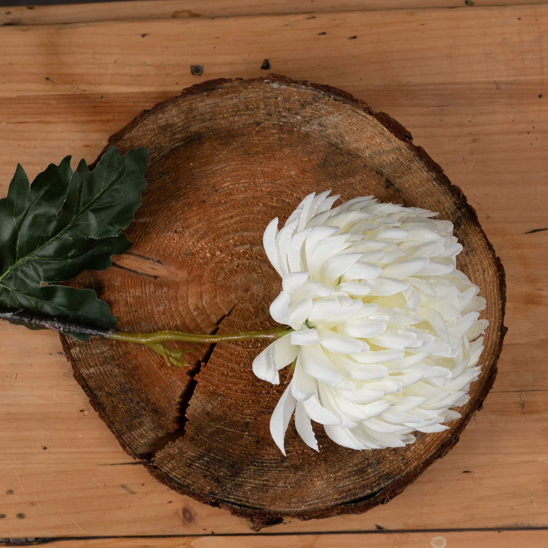 Large White Chrysanthemum — Pack of 5 - Artificial plants & flowers, photo 2 of 5