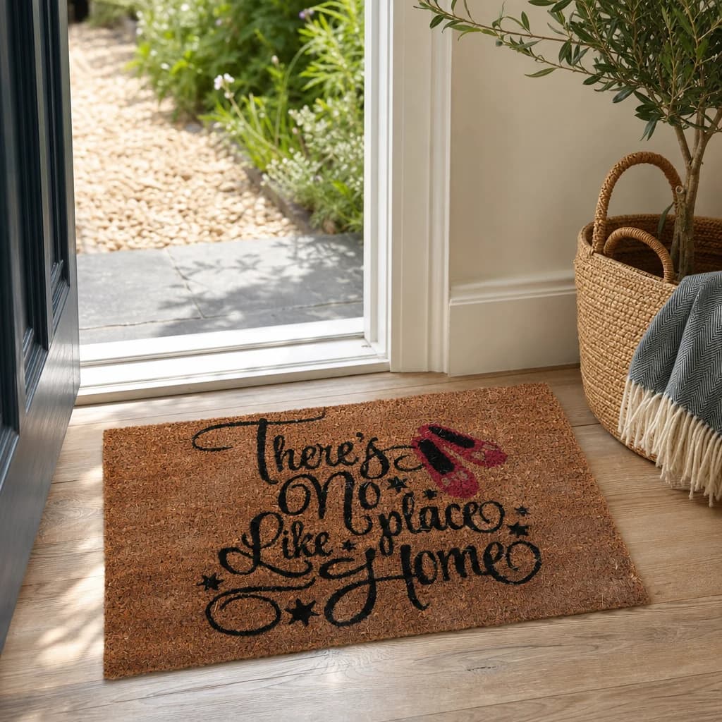 Filta Theres No Place LIke Home Coir Doormat - Decorative, photo 1 of 3