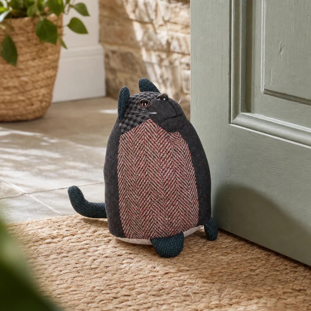 Bute Small Green Cat Door Stop - Decorative, photo 1 of 2