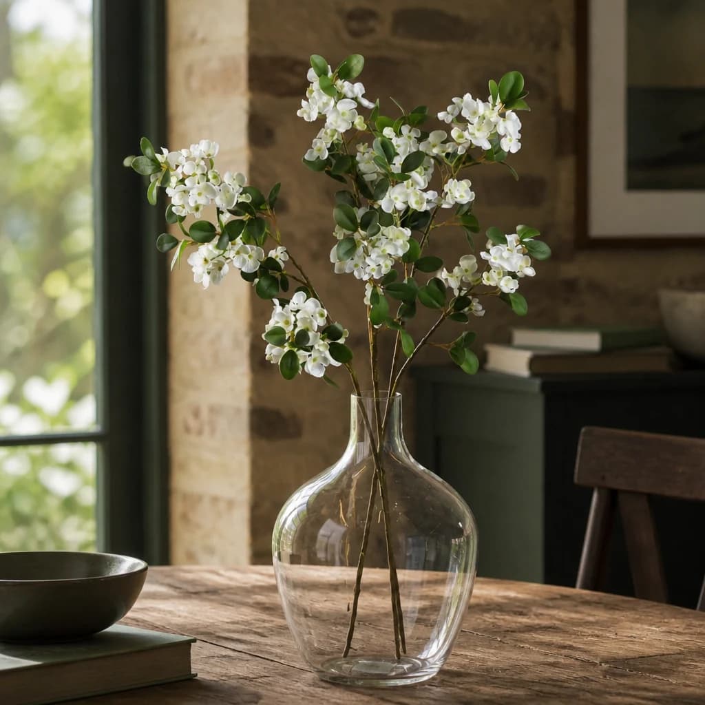 White Spring Mock Orange Flower — Pack of 5 - Artificial plants & flowers, photo 1 of 5