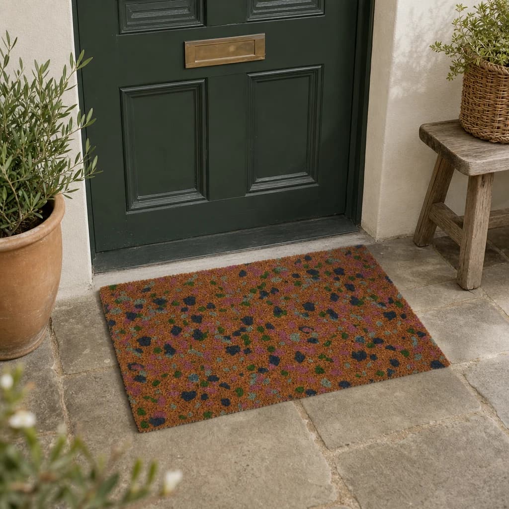 Sustain Terazzo Coir Doormat - Decorative, photo 1 of 4