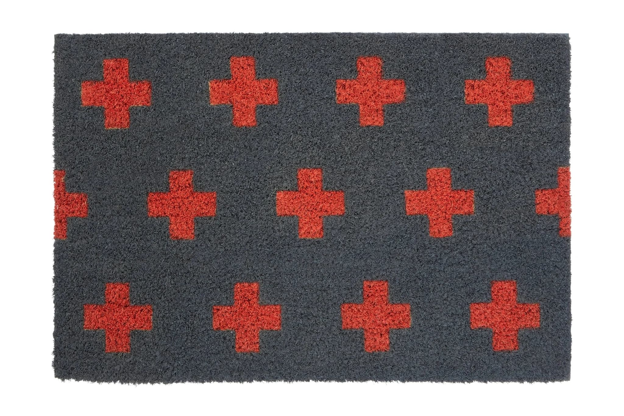 Coir Neon Crosses Doormat - Decorative, photo 2 of 2