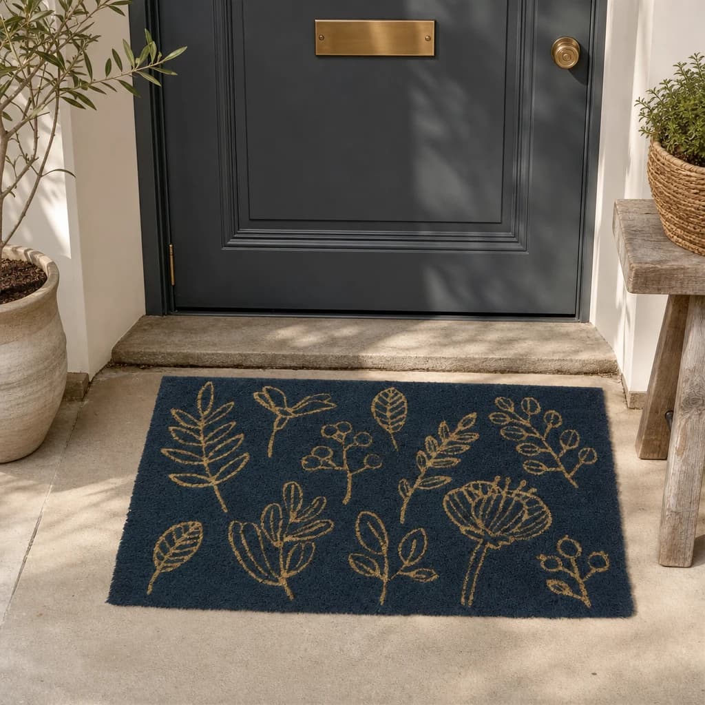 Sustain Botanical Coir Doormat - Decorative, photo 1 of 4