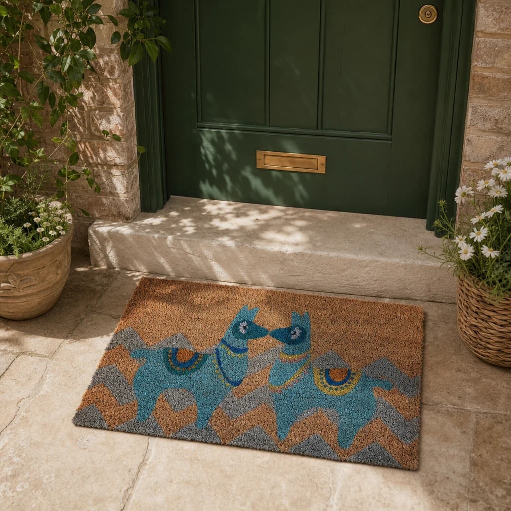 Filta Llamas Doormat - Decorative, photo 1 of 4