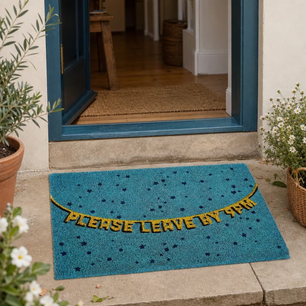 Filta Please Leave by 9pm Doormat - Decorative, photo 1 of 4