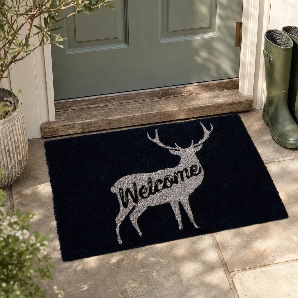 Filta Welcome Deer Doormat - Decorative, photo 1 of 4