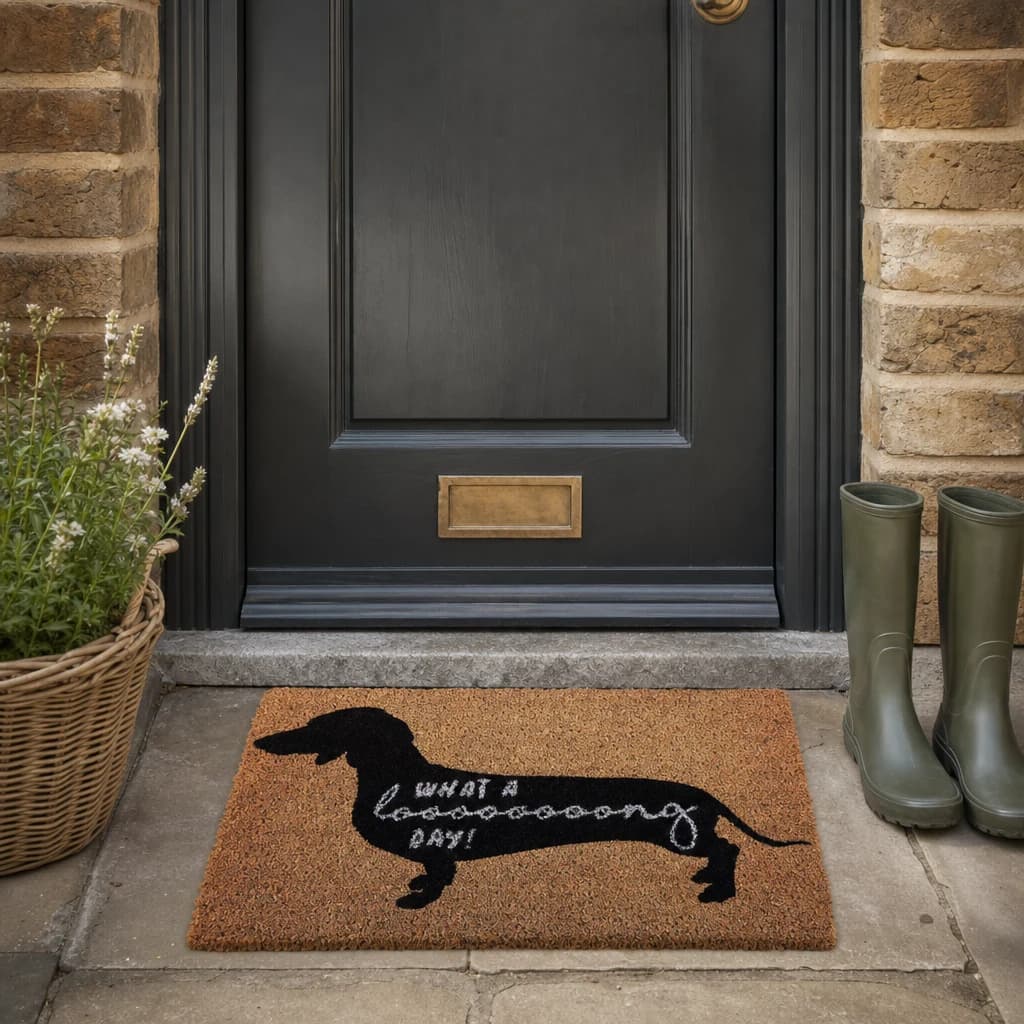 Filta What a Long Day Sausage Dog Doormat - Decorative, photo 1 of 4