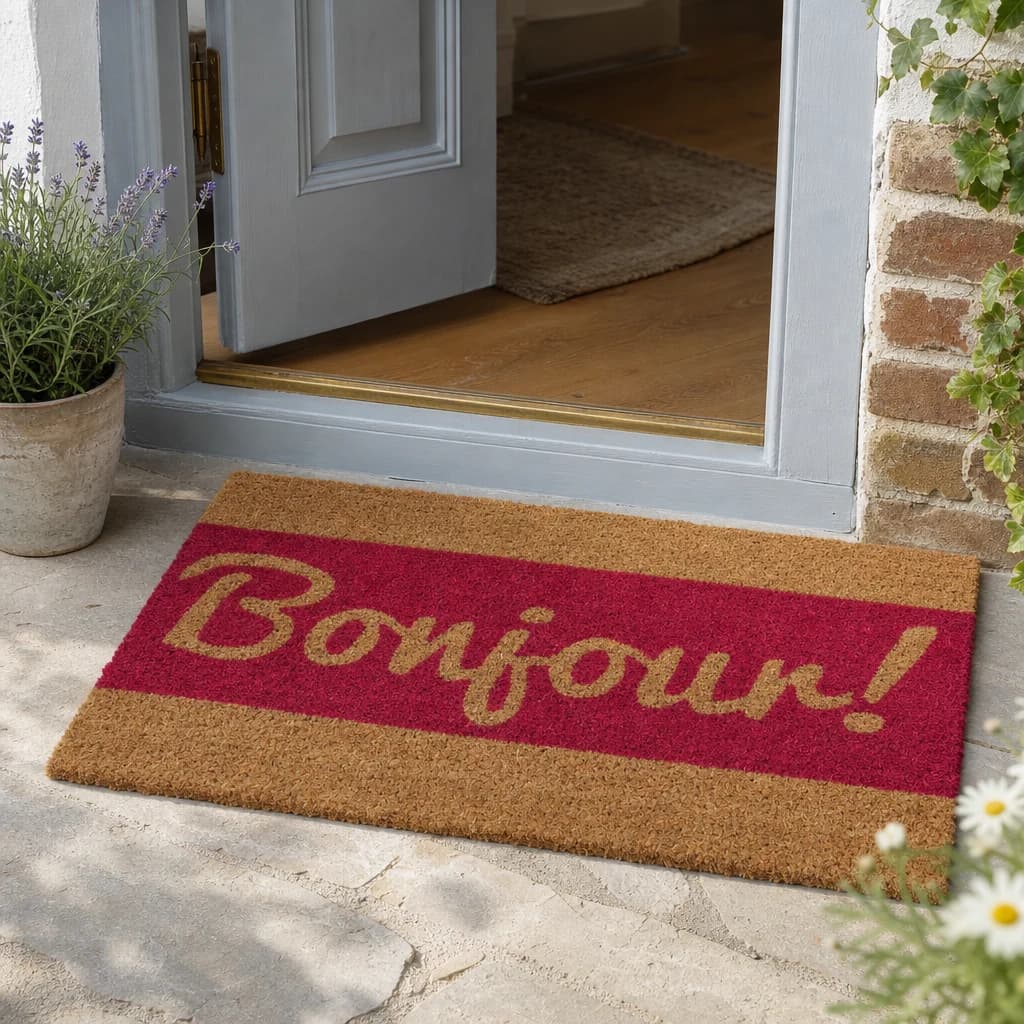 Filta Bonjour Doormat - Decorative, photo 1 of 5