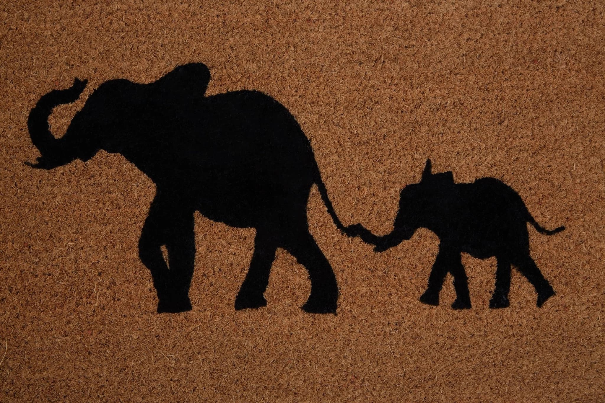 Filta Elephant And Baby Elephant Doormat - Decorative, photo 4 of 6