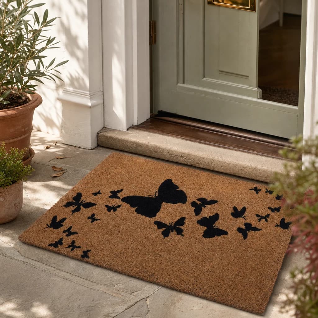 Filta Butterflies Doormat - Decorative, photo 1 of 6