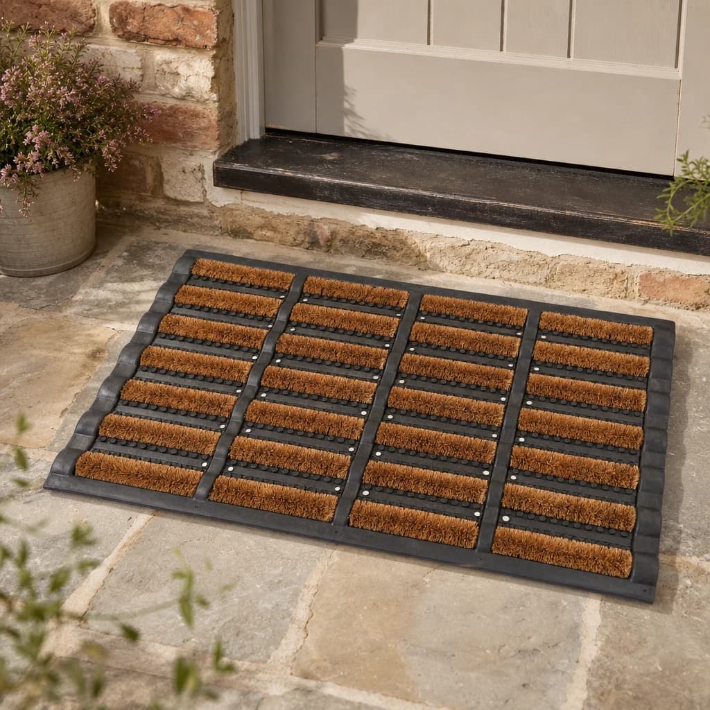 Filta Coir Brush Scraper Doormat - Decorative, photo 1 of 4
