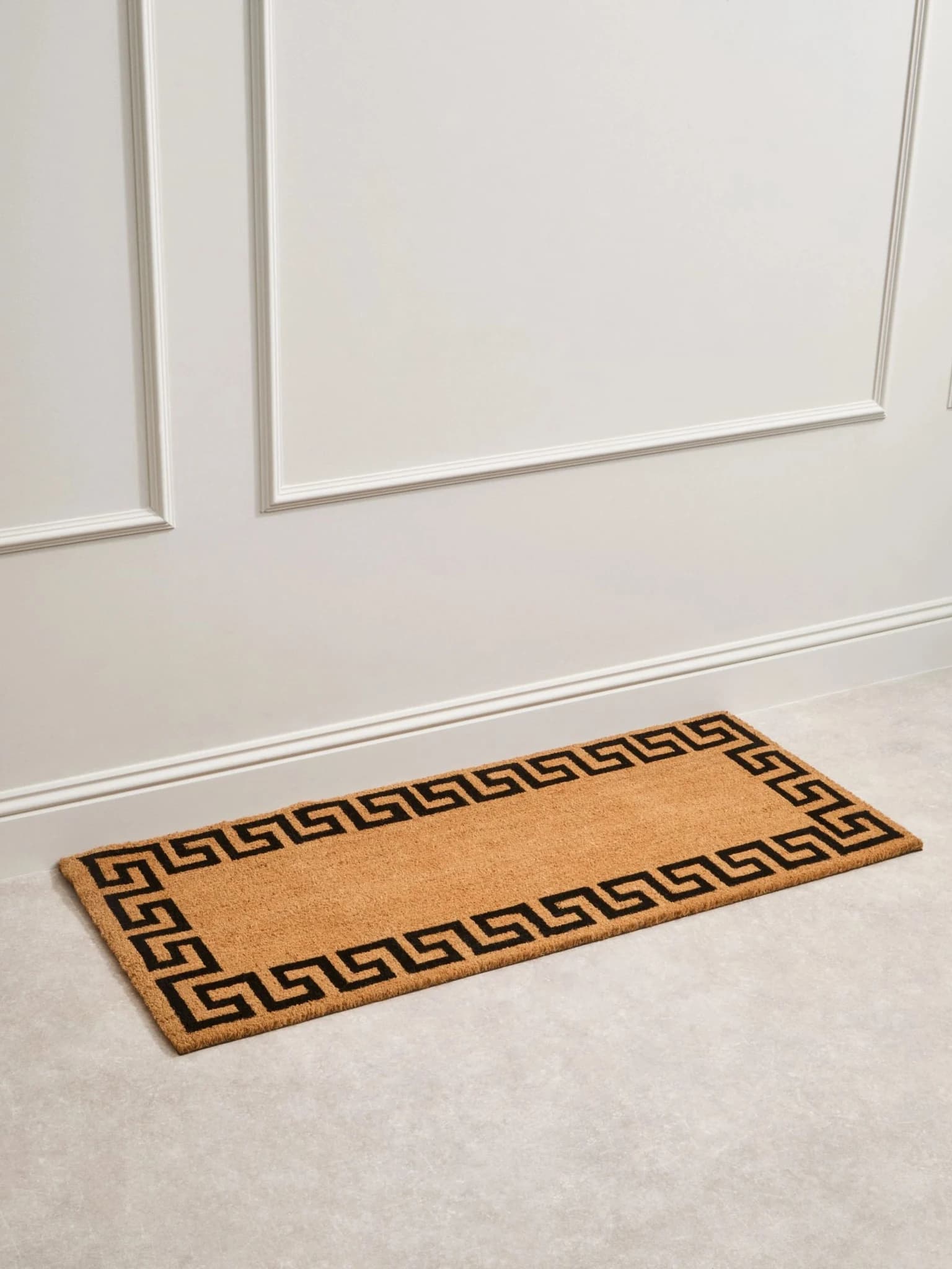 Filta Greek Key Design Extra Large Coir Doormat - Decorative, photo 2 of 2